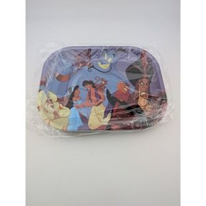 Smoke Arsenal Premium Metal‎ Rolling Tray Disney Aladdin Genie Jasmine Ashtray